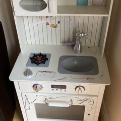 wooden play kitchen