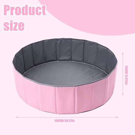 Kids Baby Round Pool Ball Pit, Outdoor Indoor Nursery Baby Playpen for Toddler Boys Girls (100CM)