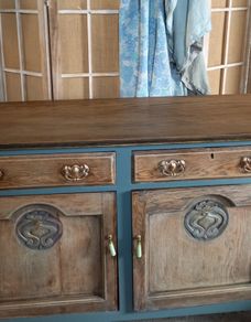 Upcycled antique sideboard buffet