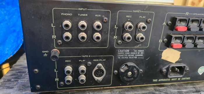 Vintage Power Amplifier Pioneer Sa 6500 Ii