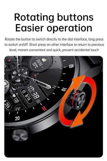 Bluetooth Call Smart Watch Men 2023 Sports Bracelet NFC Waterproof Custom Watch Face Men SmartWatch For IOS Android