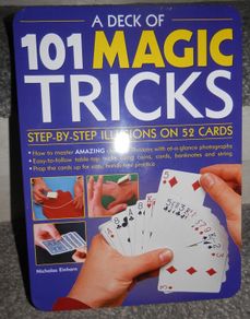 NEW A Deck of Magic Tricks, 52 Cards in TIN Box. 5 euro