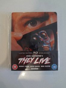 John Carpenter's THEY LIVE Blu Ray Steelbook (Rare)