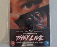 John Carpenter's THEY LIVE Blu Ray Steelbook (Rare)