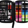 NEW SALE | Sewing Kit with Case, 130 pcs Sewing Supplies for Home Travel and Emergency, Kids Machine, Contains 24 Spools of Thread of 100m, Mending and Sewing Needles, Scissors, Thimble, Tape Measure Image 5