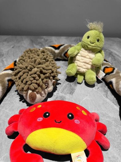 Pre Owned Bundle of 4 Soft Plushies. Animal Soft Toys Set