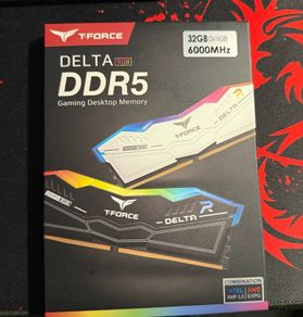 32GB (2x16GB) Teamgroup T-Force Delta DRR5 CL30 6000Mhz New / Boxed