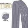 _Home Premium Velvet Hangers for Shirts, Dresses, Suits, Jackets, Strappy Tops - Non-Slip - Pack of 50 - Velvet Hangers with Pull Bar Image 4