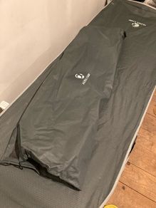 Foldable camping bed