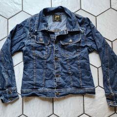 Lee Jeans Jacket Women blue size medium M 12
