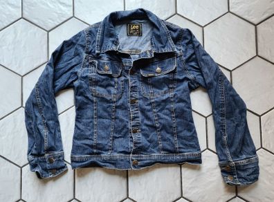 Lee Jeans Jacket Women blue size medium M 12