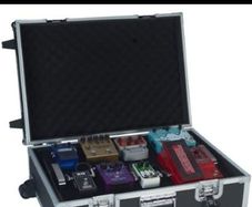 Rockcase Guitar Effect Case Wheels RC 23050 B