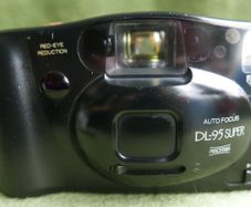 Vintage Fuji DL-95 Super 35mm Film Camera with Panorama & Macro, Retro Point and Shoot Camera
