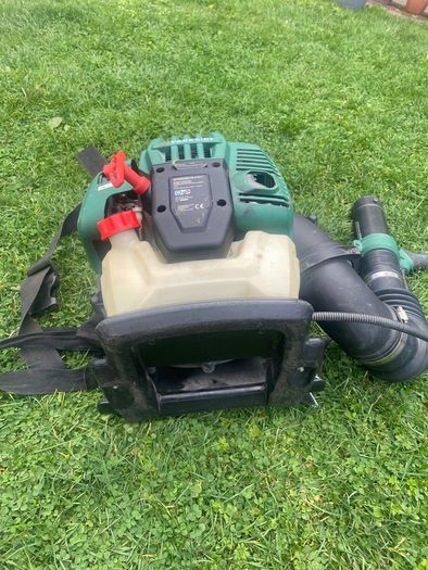 Lidl Parkside 52cc petrol backpack leaf blower model PBLG52A1