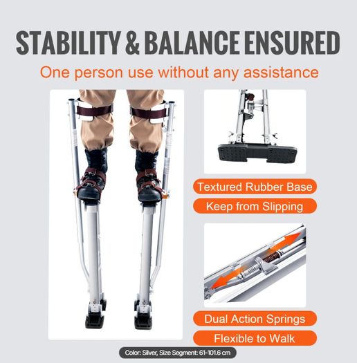 New Drywall & Painting Stilts 24 - 40 inch