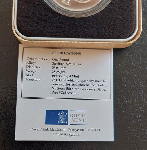 1995 50th Anniversary of the United Nations coin