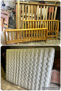 King size bed & mattress