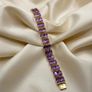 Amethyst Double Row Bracelet Image 4