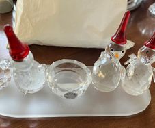 Galway Crystal Snowmen