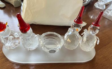 Galway Crystal Snowmen