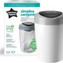 BRAND NEW Tommee Tippee Simplee Sangenic Nappy Disposal Bin Grey Image 2