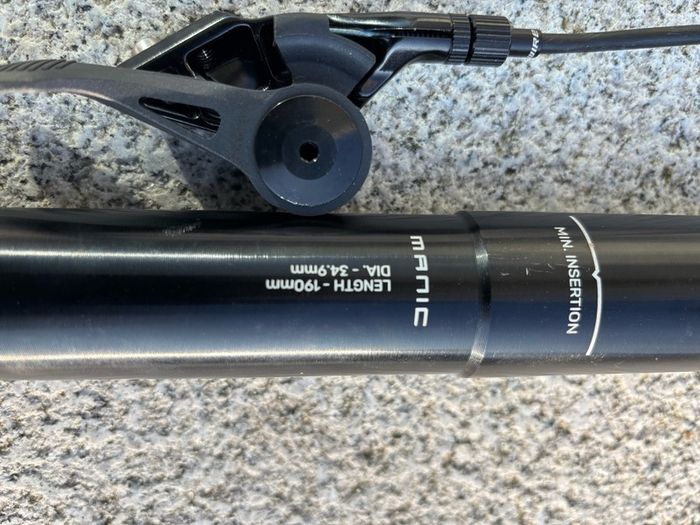 X-Fusion dropper seat post 190mm