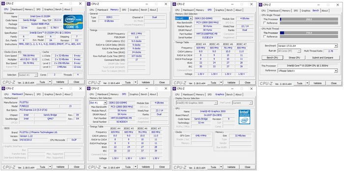 Fujitsu Lifebook S751 - Intel Core i5 Laptop