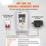 VFD 4HP, 3KW, 14A, 1 or 3 Phase AC 220V Input to 3 Phase AC 0-220V Output Variable Frequency Drive, 50/60Hz Input, 0-2000Hz Output VFD for Spindle Motor Speed Control Image 6