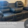 32 Leather Vancouver Sofa Sets Free Delivery Image 4
