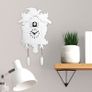 20.2x37cm White Vintage Cuckoo Clock With Cuckoo Call Simple Fashionable antique style Pendulum Image 3