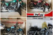 Harley Davidson Motorcycle models lot of four 1/15 polistil