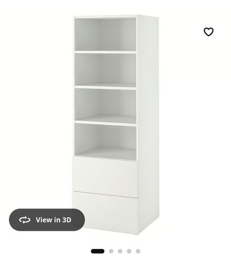 Bookcase with 2 drawers