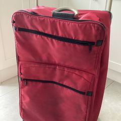Large Red Suitcase. Sub Zero weight.