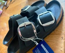 Birkenstock Arizona Black Big Buckle Sandals