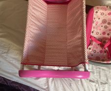 Big doll cot and carrycot