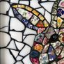 Handmade Framed Mosaic Rabbit/Hare Image 5