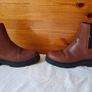 Tommy jeans warm lined chelsea boots Size 5 eu 38 rich brown leather in excellent condition Image 4