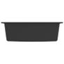 Kitchen Sink with Overflow Hole Black Granite Image 5