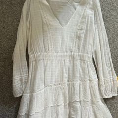 zara white dress.
