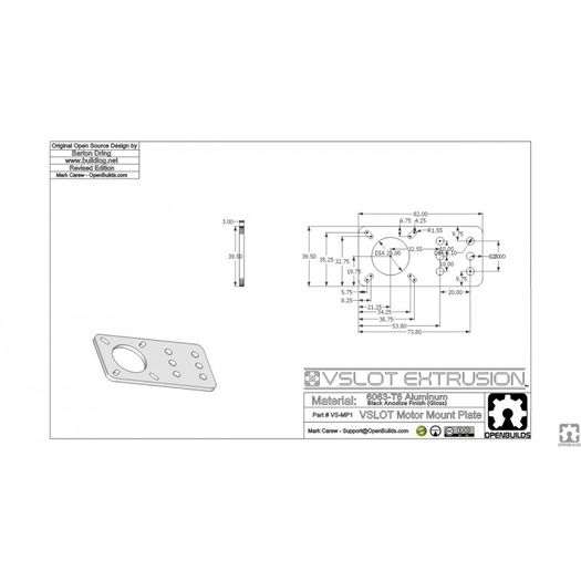 Nema 17 Motor Mount Plate