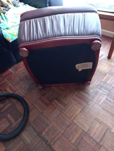 large pouffe/footstool