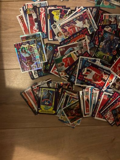 Mixed variety football cards