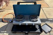Campingaz Camping Chef Folding Portable Double Burner Gas Stove