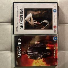 Crime Thriller DVD Bundle Man on Fire Changeling Denzel Washington Angelina Jolie