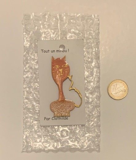 Clothilde Cat Brooch