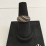 Vintage 18ct Rose Gold Diamond Bombe Ring Image 9