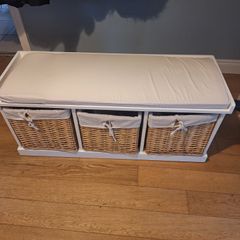 Hallway storage bench