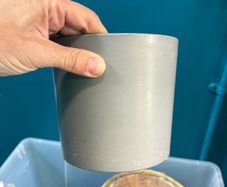 Grey pot