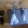 Gallantry Women's Tote Bag Graphic Effect Braided with Gold Logo Bag Charm from Carraig Donn Image 3