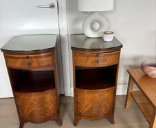 antique bedside lockers
